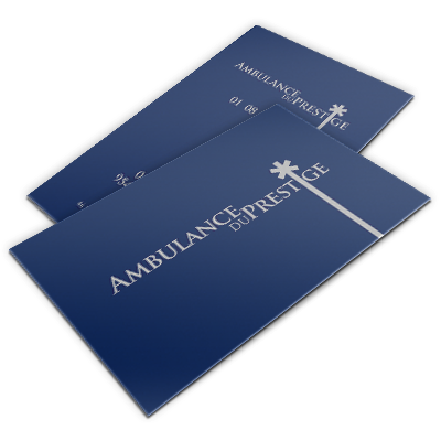 carte de visite soft touch