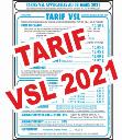 TARIF VSL 2021